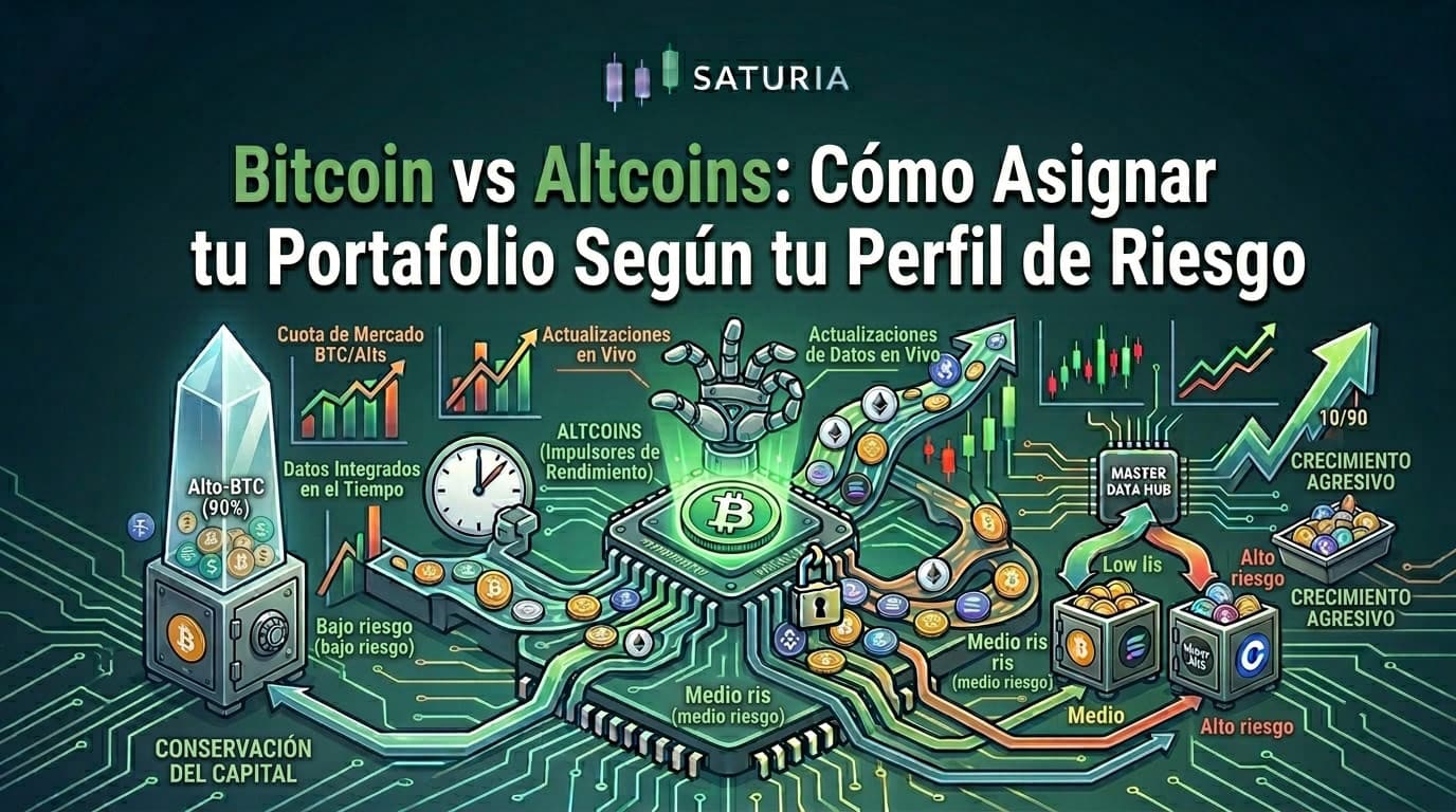 Asignación Bitcoin y Altcoins en Saturia