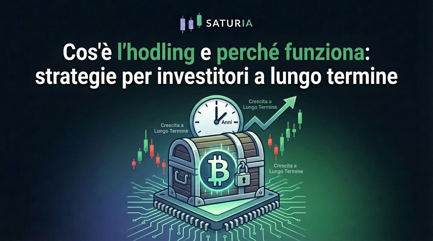Strategia hodling crypto monitorata su Saturia