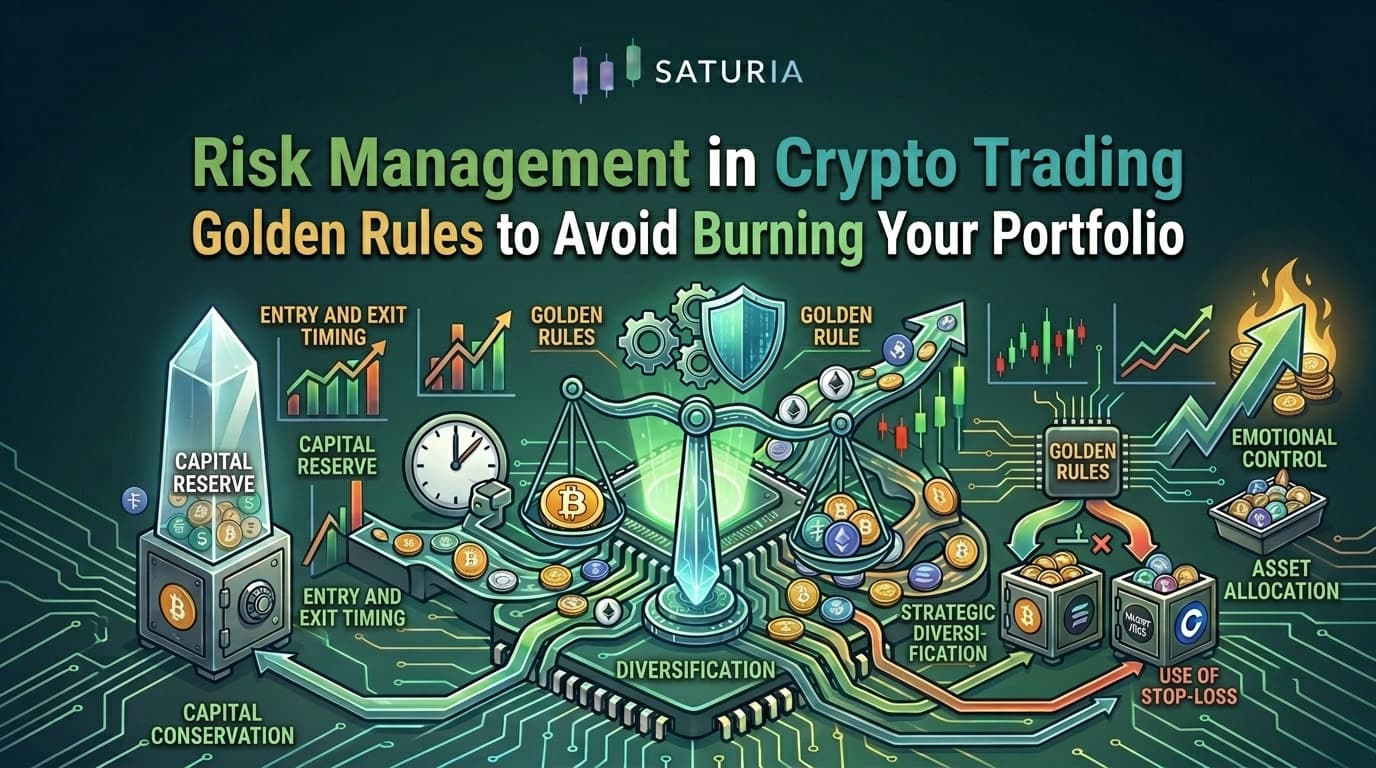 Crypto risk management on Saturia dashboard