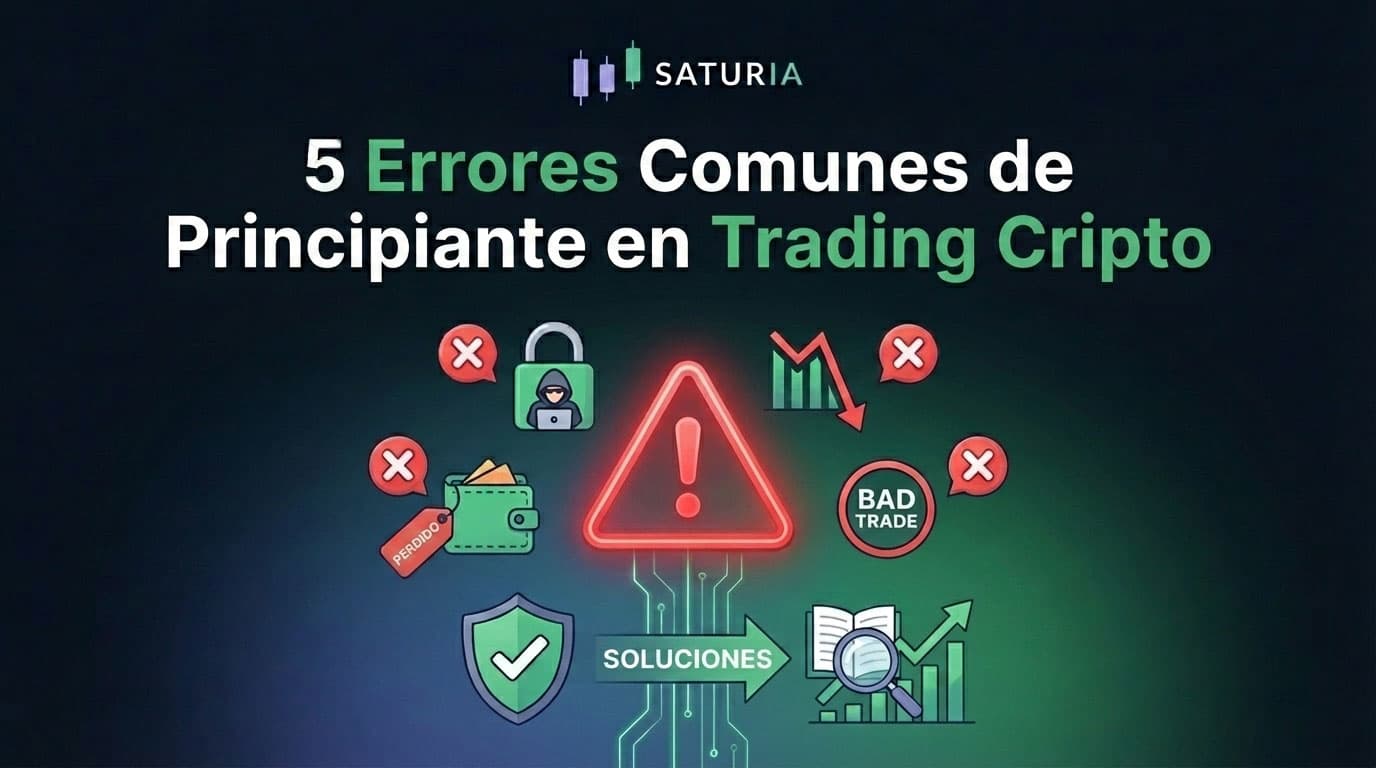 Errores comunes en trading crypto visualizados en Saturia