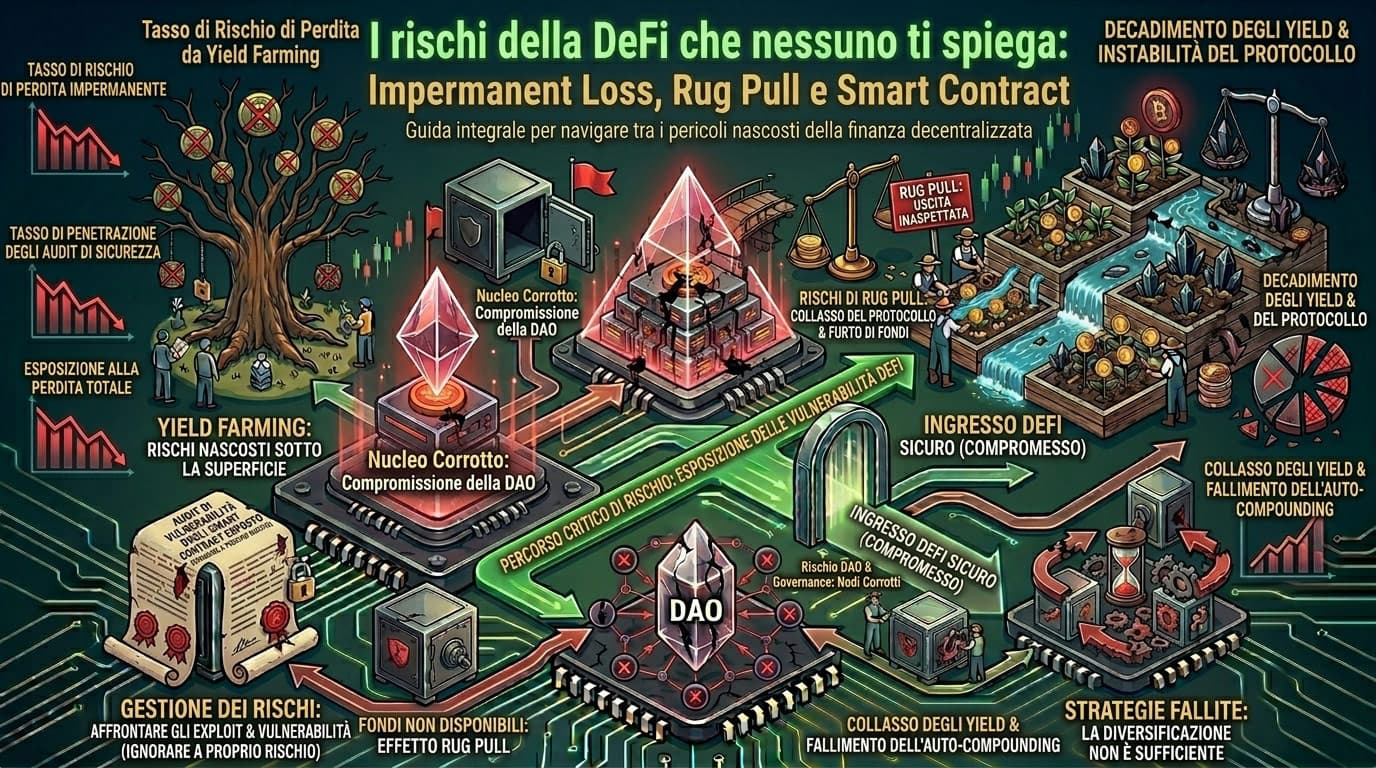 Analisi rischi DeFi sulla dashboard Saturia